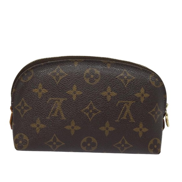 LOUIS VUITTON Monogram Pochette Cosmetic PM Cosmetic Pouch M47515 LV Auth 82206 - Picture 2 of 16